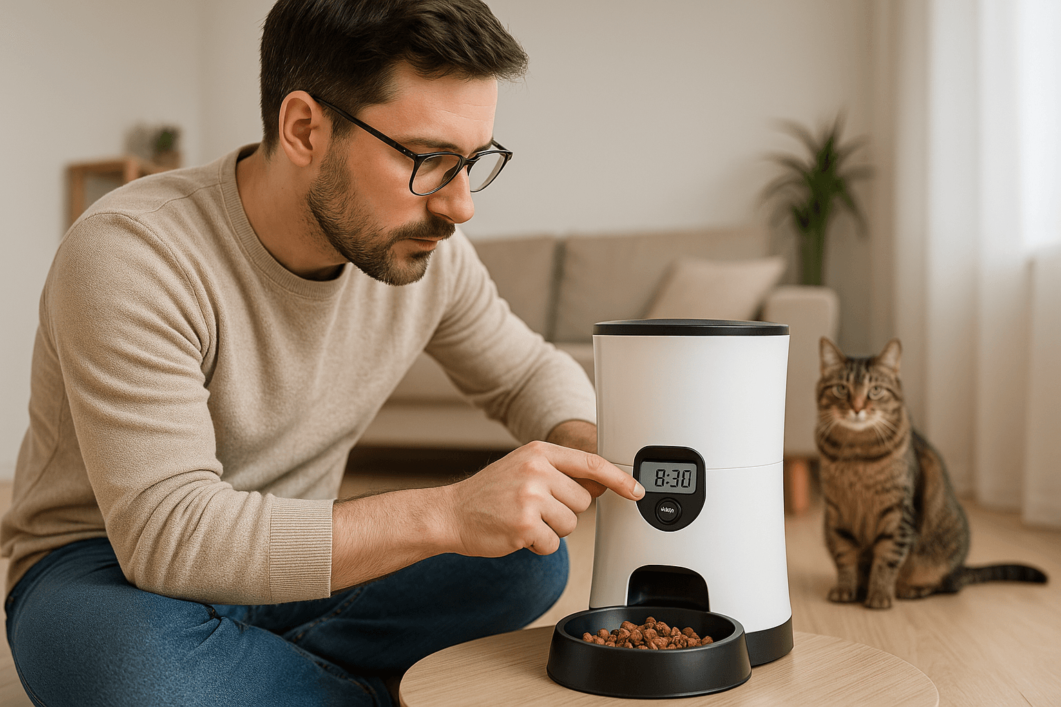 Best Automatic Cat Feeder with a Timer for Precise Wet Cat Food Feeding Schedules