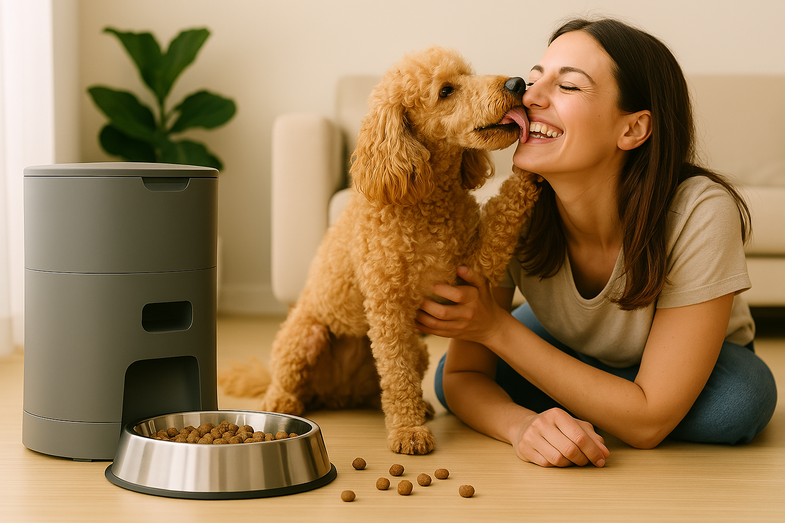 Bluetooth-Enabled Automatic Dog Feeder